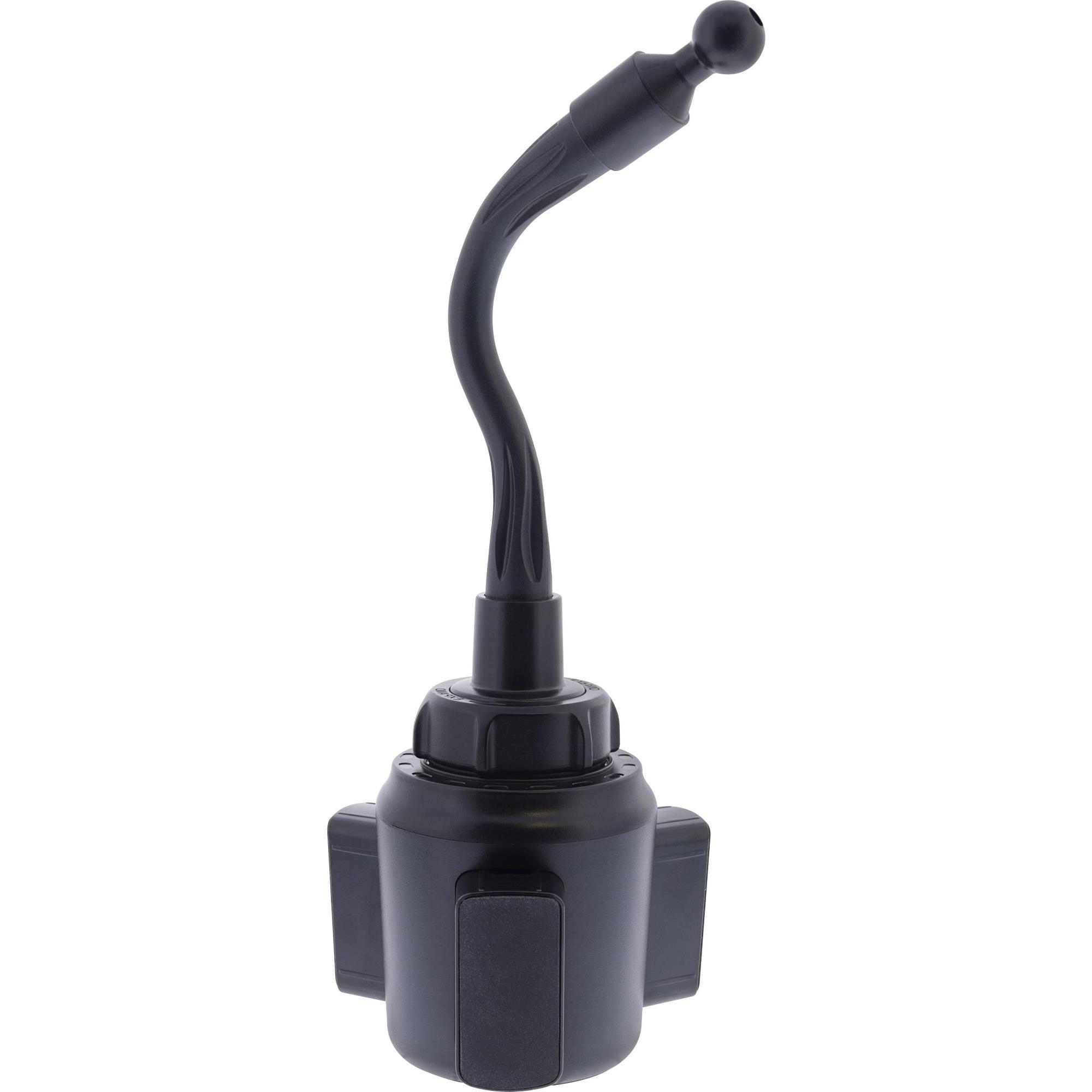 InLine Cupholder-Fuss, Smartphone Halterung, Schwarz
