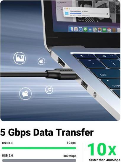 Produktbild Ugreen USB A — USB A (3 m, USB 3.0)