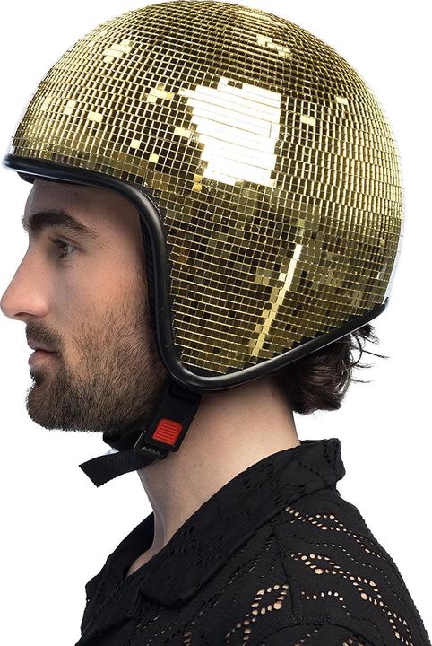 Produktbild Boland Helm Discokugel gold