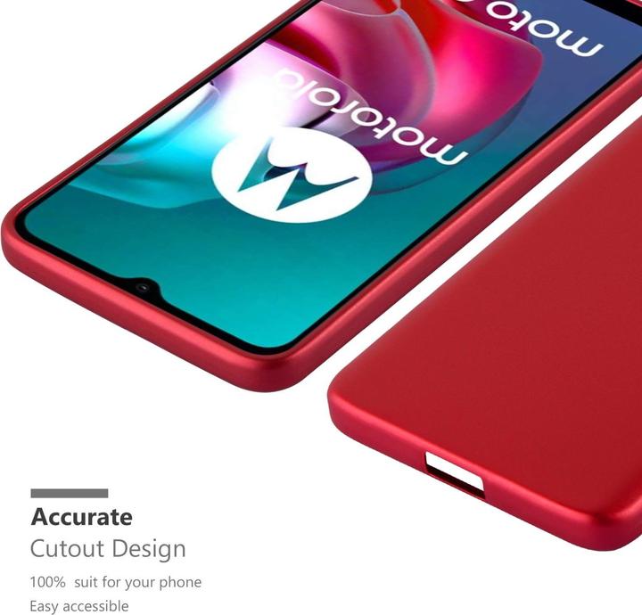 Produktbild Cadorabo TPU Matt Metallic Hülle (Motorola Moto G10, Motorola Moto G30)