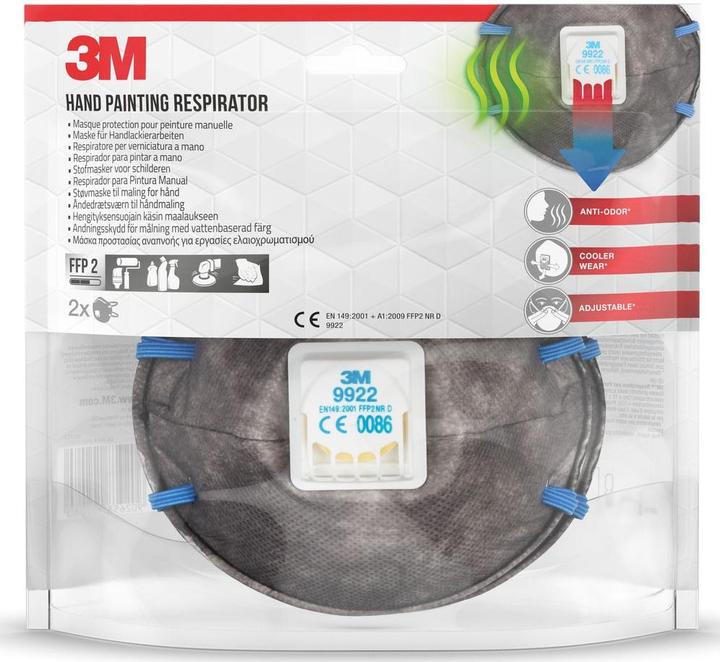 Produktbild 3M Atemschutzmaske, weiss (FFP2, 1x)