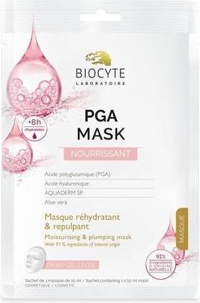 Actual product image Biocyte Pga Bio-Cellulose Tissue Face Mask with Hyaluronic Acid and Aloe