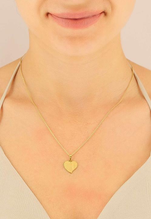 Image du produit Muau Plaque gravée Coeur (Or jaune 750/18K)