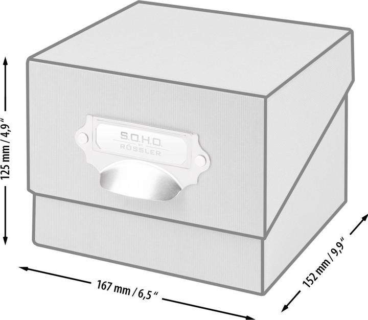 Actual product image Rössler Photo box stone (A6)