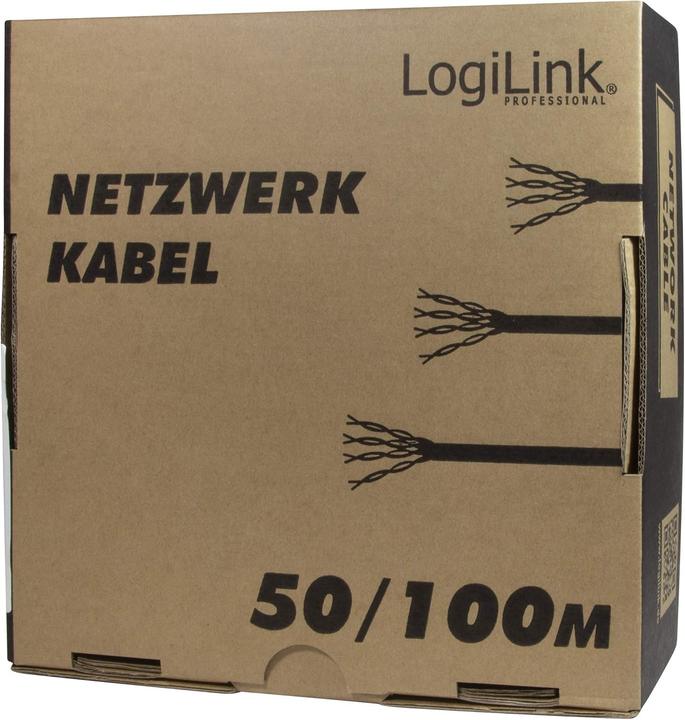 Produktbild LogiLink Netzwerkkabel (S/FTP, CAT7, 100 m)