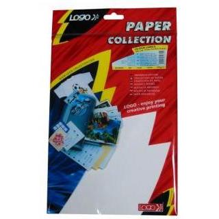 Logo, Etichette, etykiety na CD 113/37mm, A4, matowe, białe, 25 szt.