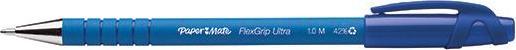 Produktbild Paper Mate Kugelschreiber Flexgrip Ultra RT M 2er blau Blister (Blau, 2 x)