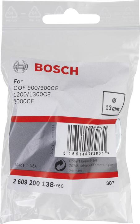 Produktbild Bosch Professional Zubehör Kopierhülse für Bosch-Oberfräsen, mit Schnellverschluss, 13 mm