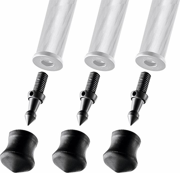 Produktbild Gitzo GSF30S Spikes und Gummifüsse (Stativfuss)