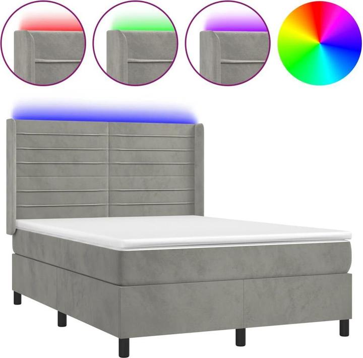 Produktbild vidaXL Boxspringbett (140 x 190 cm)