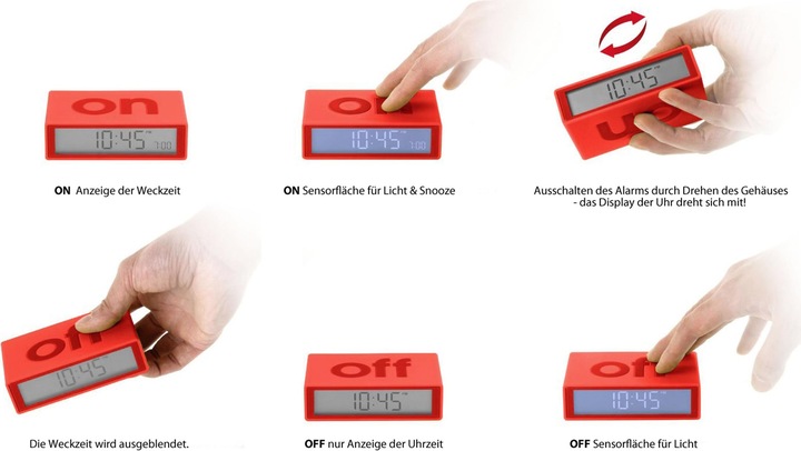 Produktbild Lexon Flip LCD Wecker