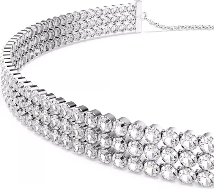 Produktbild Swarovski Matrix Tennis Choker Rundschliff Weiss (Swarovski Metall)