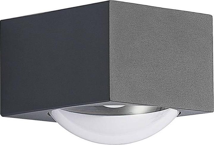 Actual product image Lucande Almos LED outdoor wall light, angular, 1-light. (670 lm, IP65)