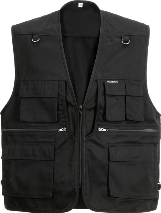 Actual product image Planam Summer waistcoat black M L (L)
