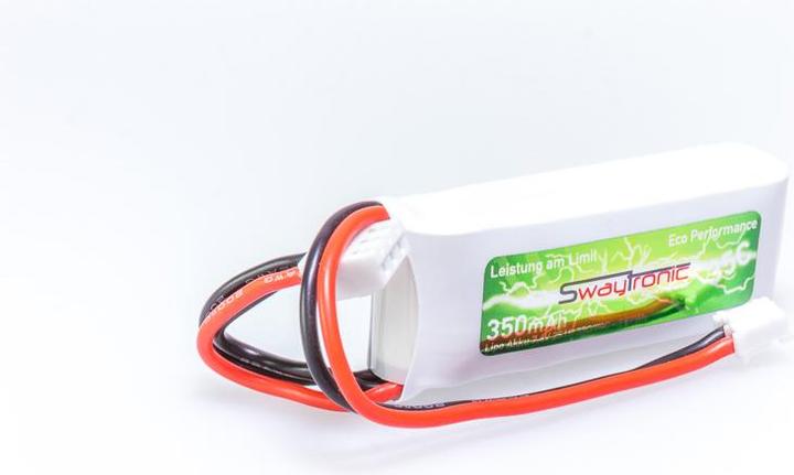 Immagine prodotto Swaytronic LiPo 2S 7.4V 350mAh 35C/70C JST-PHR-2P (7.40 V, 350 mAh)