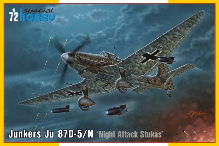 Actual product image Special Hobby Junkers Ju 87D-5/N/D-8 Night Attack Stukas