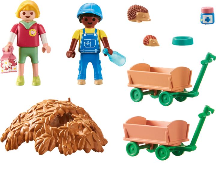 Actual product image Playmobil Care of the hedgehog family (71512)