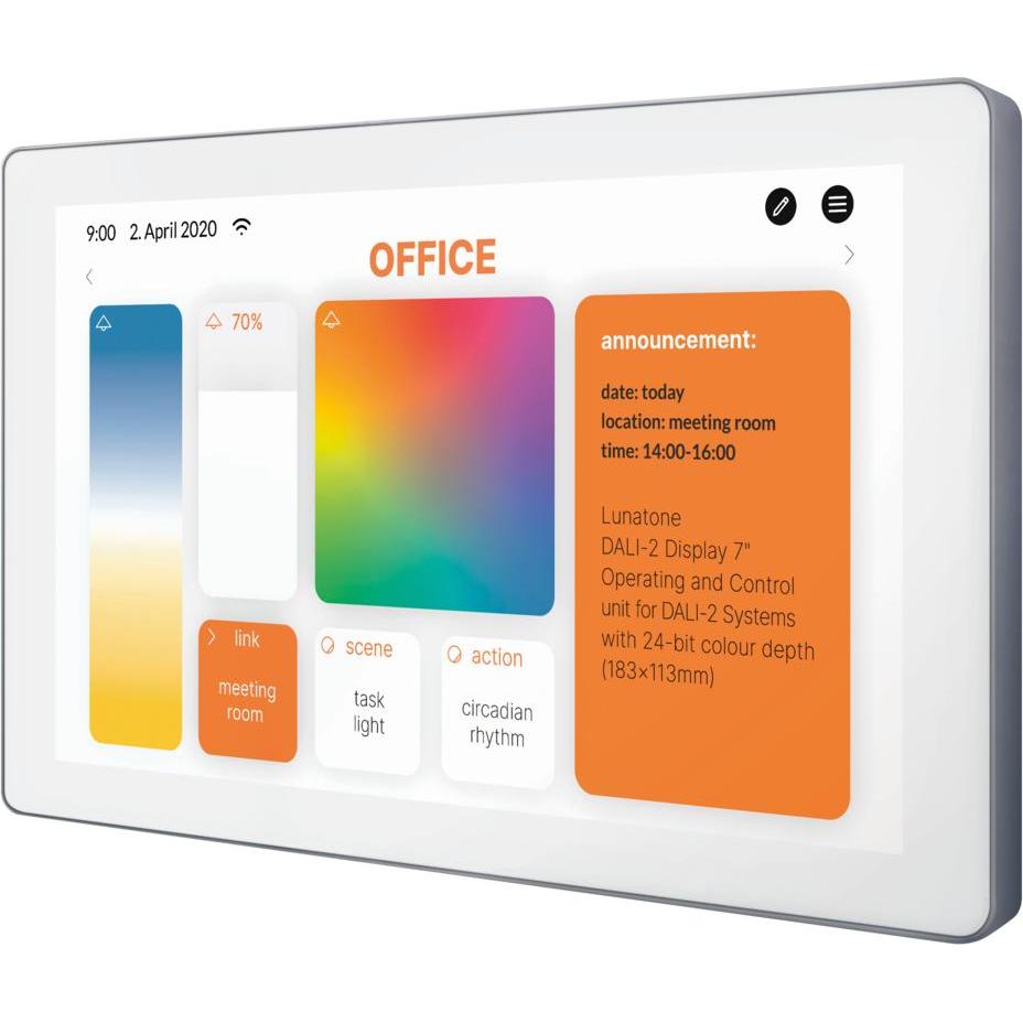 Ridi Farbdisplay 4Zoll, Smart Home Hub, Bianco