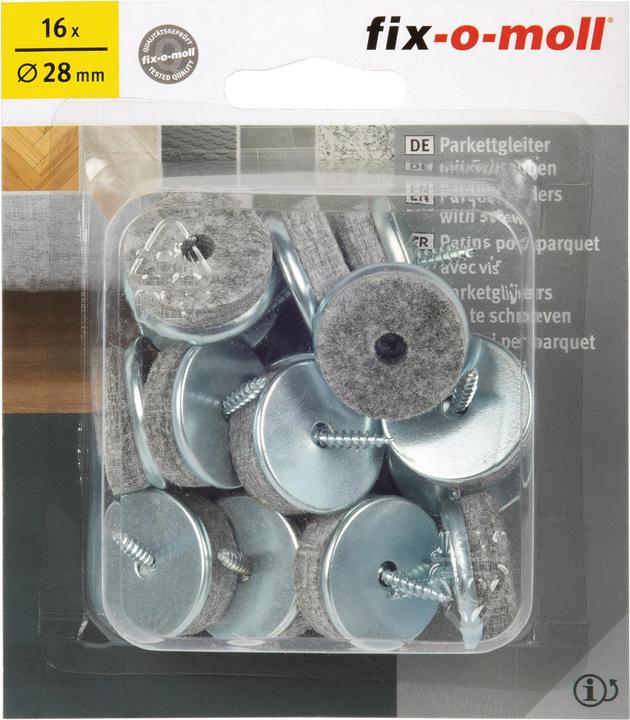 Image du produit Fix-o-moll Patins pour parquet (Parquets glisseurs, 16 pcs)