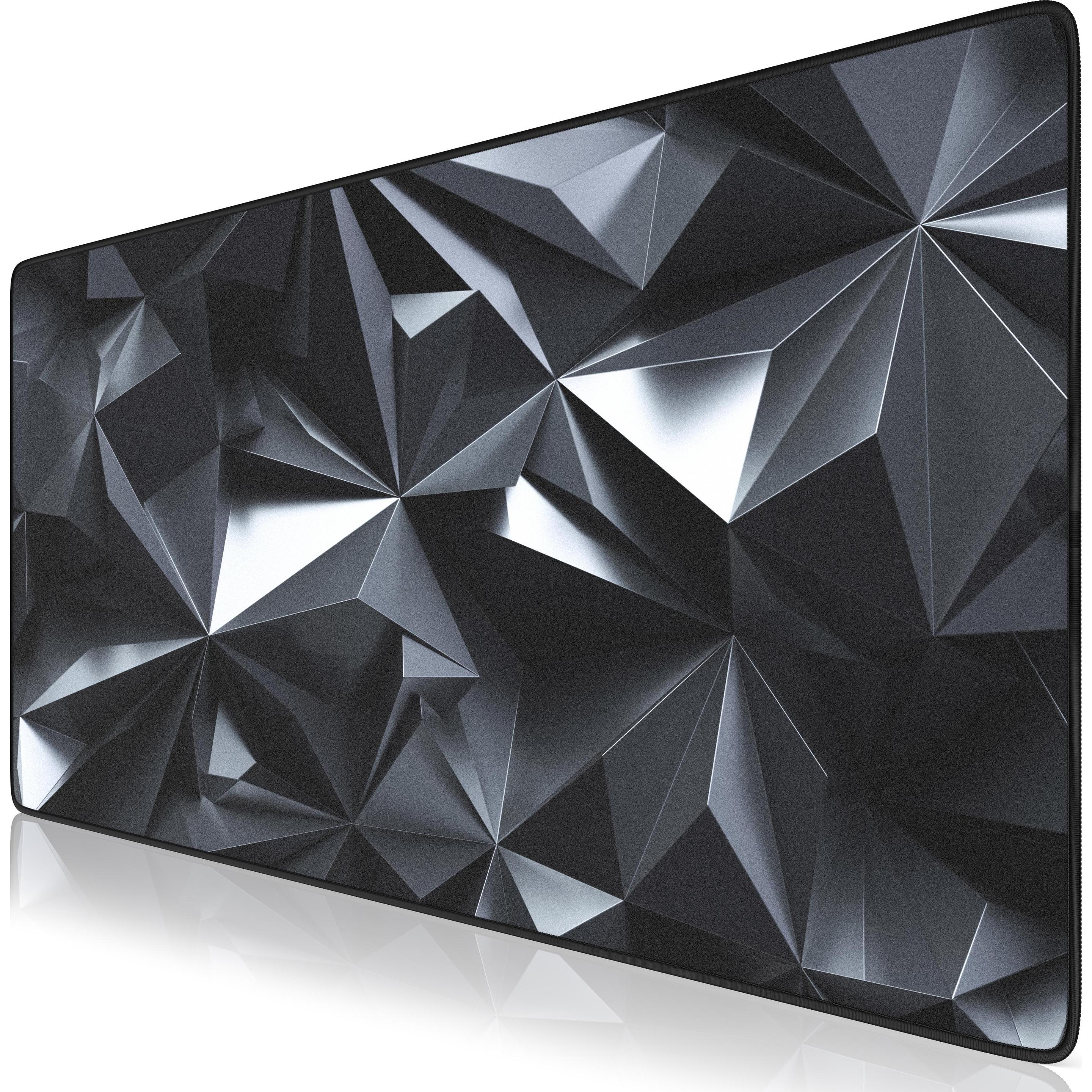 Titanwolf Gaming Mauspad, 900 x 400mm XXL Mausmatte, verbessert Präzision & Geschwindigkeit, Black Crystal (XXL), Mausma...