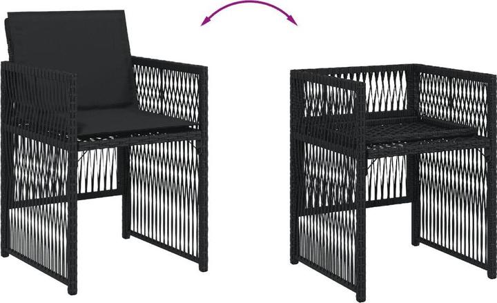 Actual product image vidaXL Garten Essgruppe (106 x 110 x 73 cm)