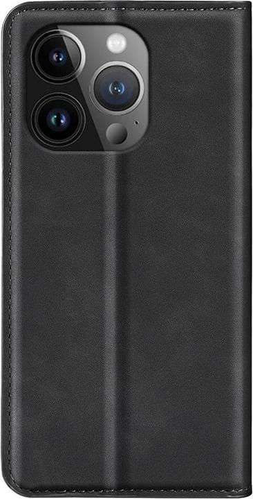 Produktbild Cover-Discount iPhone 15 Pro Max - Stand Flip Case Hülle schwarz (Apple iPhone 15 Pro Max)