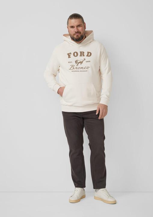 Produktbild s.Oliver Sweatshirt Softer Hoodie im Relaxed Fit mit Artwork (XXL)