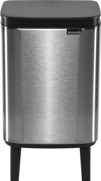 Matt Steel Fingerprint Proof, Silver / Black