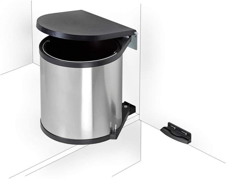 Image du produit Wesco Les poubelles rondes encastrables 13 litres blanc (13 l)