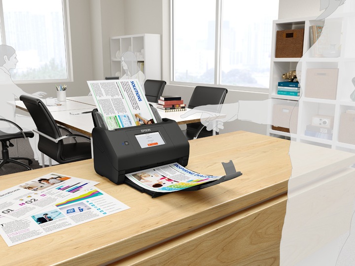 Actual product image Epson WorkForce ES-580W (USB, WLAN, USB host)