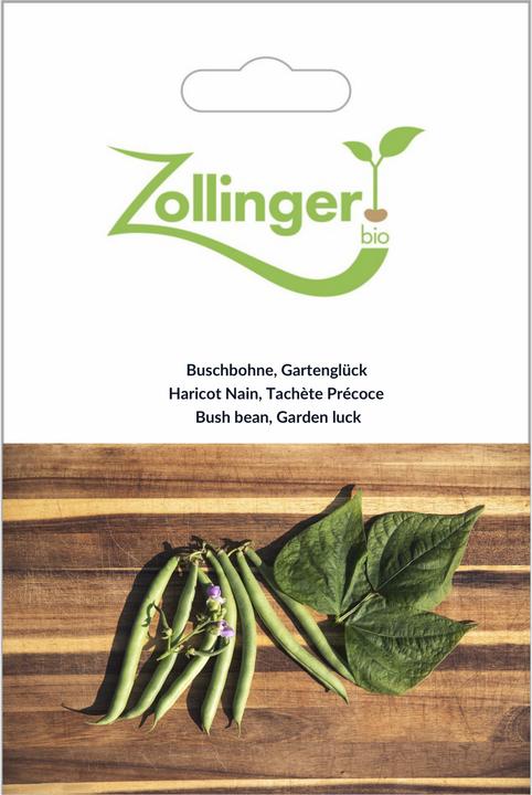 Produktbild Zollinger Bio Buschbohne, Gartenglück (Samenbomben)