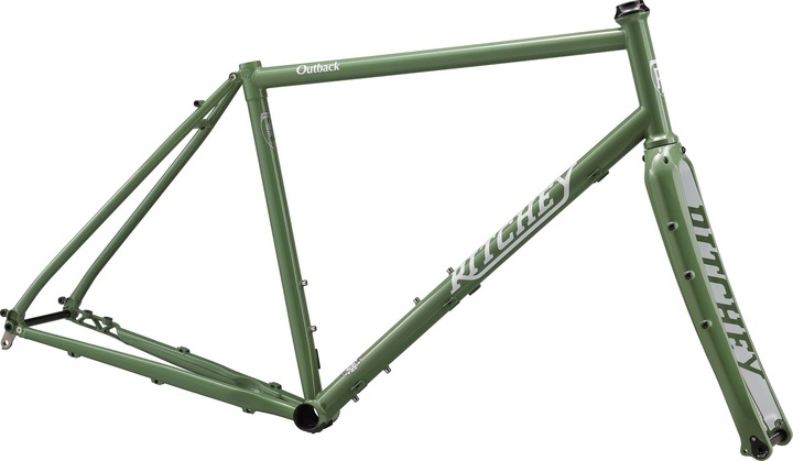 Produktbild Ritchey Outback V4 Disc Gravel Rahmenkit, 650B/700C, Di2, M, winter sage/white