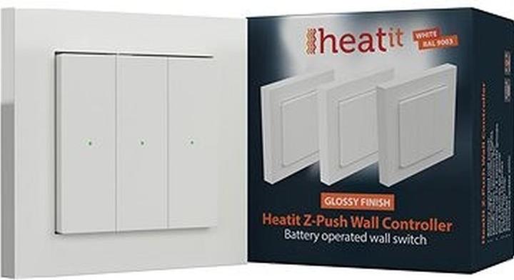 Immagine prodotto Heatit Controlli - Interruttore senza fili Z-Wave+ 700 Z-Push Controllore da parete