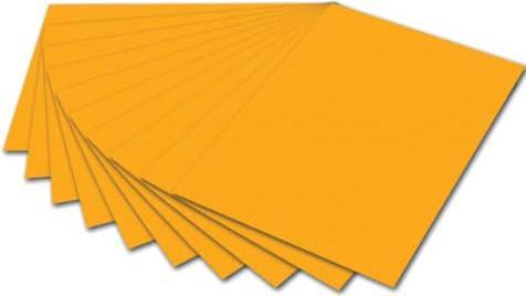 Actual product image Folia Clay paper, DIN A4, 130 g/sqm, dark yellow (130 g/m², 100x)