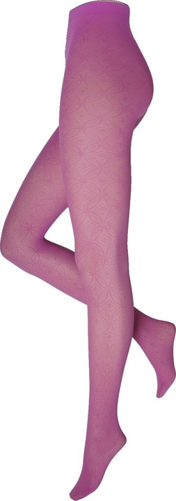 Actual product image Levee Ornament tights, colour 724 purple, size 44-50 (60 DEN, 44 - 50)