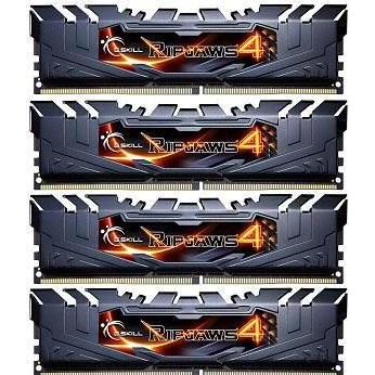 Thumbnail - G.Skill Ripjaws 4 (4 x 4GB, 2400 MHz, DDR4-RAM, DIMM), RAM, Grau