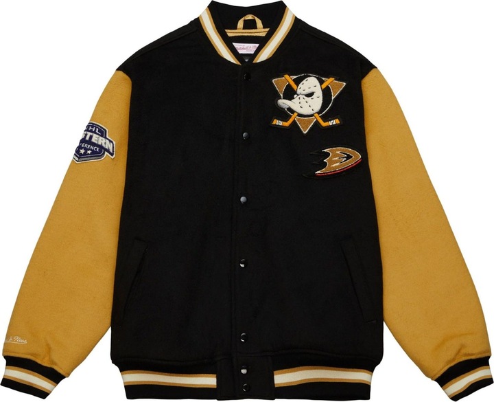 Immagine prodotto Mitchell & Ness Veste di lana M&N Legacy Varsity - Anaheim Ducks (S)