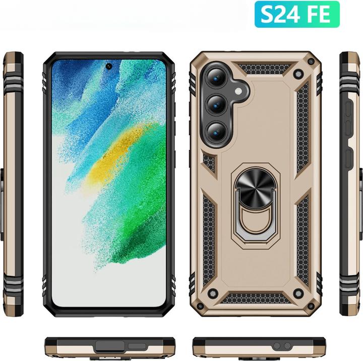 Actual product image Cover-Discount FE - Robust back cover with kickstand (Samsung Galaxy S24 FE)