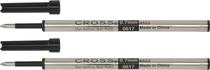 Produktbild Cross Rollermine Gel 2ST schwarz (Gelmine, Schwarz, 0.70 mm)