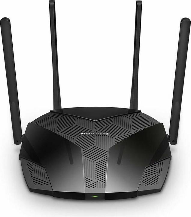 Mercusys ROUTER WIFI 6 AX1800 DB 1201MBPS + 574 MBPS 3P LAN 1P WAN 4 ANTENNE