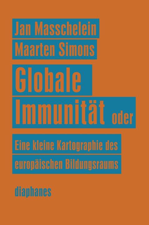 Produktbild Globale Immunität (Deutsch, Jan Simons Masschelein, 2012)