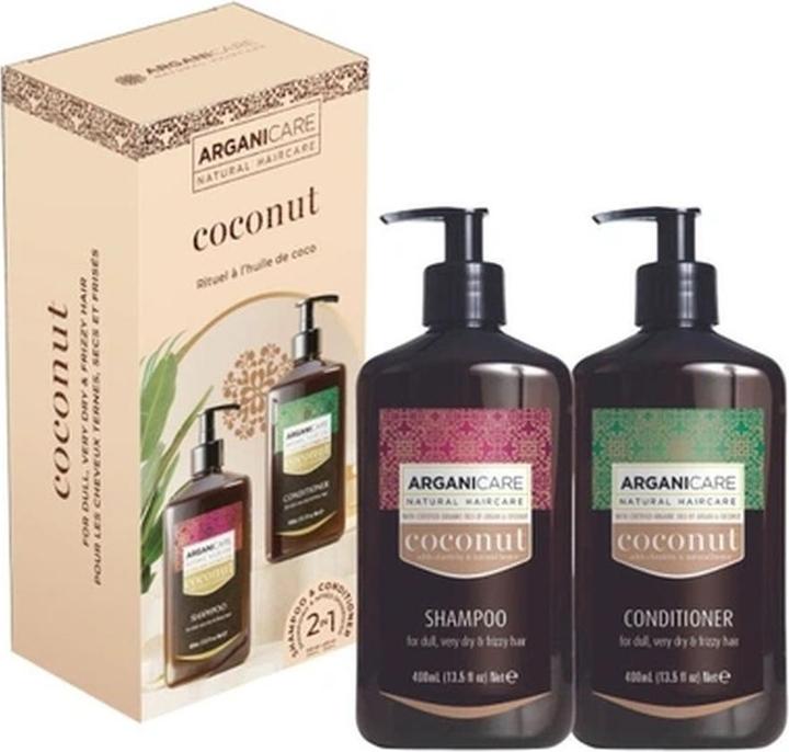Image du produit Arganicare Shampoo And Conditioner Set Coconut 2023 (Kit de soins capillaires)
