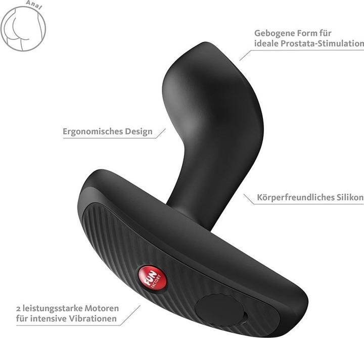 Actual product image Fun Factory - Bootie Vibe Analplug Vibrator Schwarz