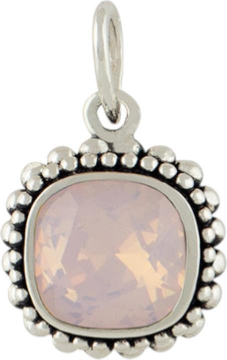 Immagine prodotto Steinkult Anhänger "Aisha" (Pietra di cristallo, Ottone, Argento 925, placcato argento)