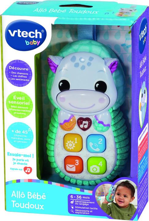 Immagine prodotto VTech Allô Bébé Toudoux bleu (Francese, 0.50 - 3 anni)