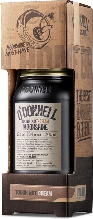 Actual product image O'Donnell Moonshine Moonshine hazelnut cream liqueur incl. pourer