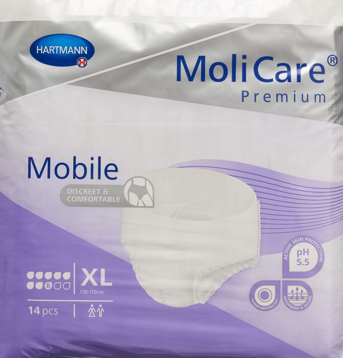 Actual product image MoliCare Mobile 8 Incontinence Pants (14 x, XL)