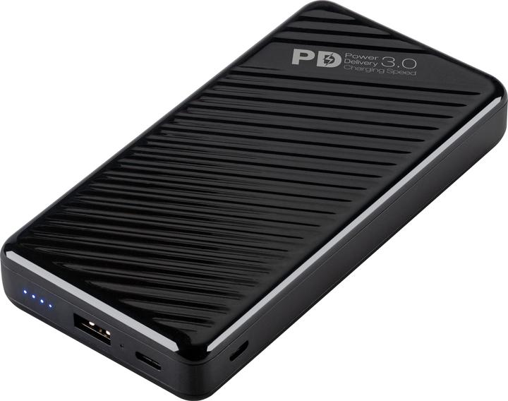 Vivanco PBVV20000PDBK Banque d'alimentation 20000 mAh Li-Ion USB-C™ Noir (20000 mAh, 18 W, 74 Wh)