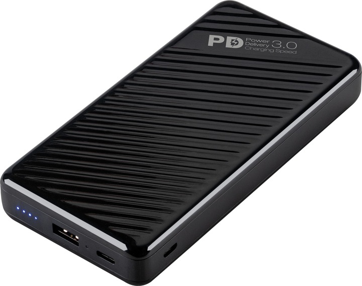 Vivanco PBVV20000PDBK Powerbank 20000 mAh Li-Ion USB-C™ Schwarz (20000 mAh, 18 W, 74 Wh)