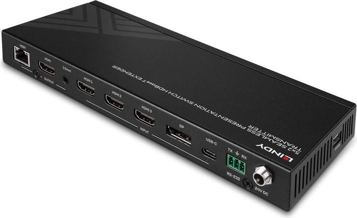Actual product image Lindy 5x2 Seamless Presentation Switch HDBaseT Extender